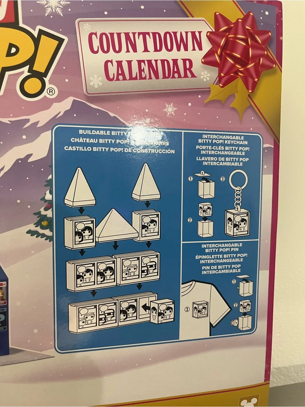 Disney Bitty Pop Princess Count down advent calendar BRAND NEW SEaled